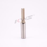 Mata Bor Router TCT untuk Pintu Kabinet, Alat Pemotong Lurus 6Mm, End Mill untuk Kayu atau Pekerjaan Kayu
