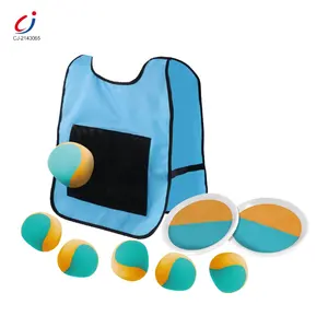 Indoor Outdoor Throwing Target Sticky Throw And Catch Ball Game Set Dodgeball Tag Vest Catch Game Sport Toys