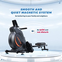 Machine à ramer intelligente magnétique pliable 007, équipement de fitness aérobie silencieux pour la maison, portable pour l'extérieur