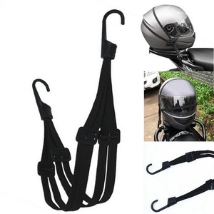 Sangles de casque génériques, cordons élastiques de 60cm et 90cm pour moto, vélo, scooter électrique, fixation sécurisée des bagages - Product Image 5