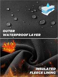 Pantalon cargo tactique pour homme, plusieurs poches, pantalon de travail, randonnée en plein air, pantalon cargo noir d'hiver pour homme, haute qualité - Product Image 5