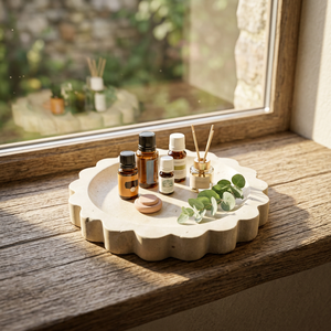 Bandeja de Servicio de Lujo de Mármol Estilo Nórdico Multifuncional Grabada para Joyas y Perfumes, Diseño Personalizable, Decoración del Hogar - Product Image 1