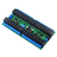 Carte de contrôle PLC de commutateur de télécommande de port série de protocole Modbus RTU de relais de RS485 de 12V 32 canaux