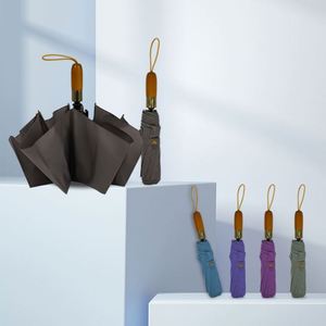 Automatic Folding Sun Foldable Promotional Custom Umbrella <b>Smart</b> Portable with Shelter - Product Image 5