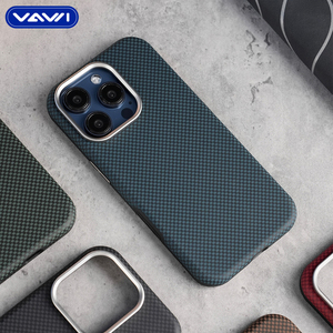 Custodia Magnetica Adesiva VAWI L139 con Cornice in Metallo per <span class=keywords><strong>iPhone</strong></span> 13/14/15/16/17 Pro Max, <span class=keywords><strong>Cover</strong></span> Antiurto in <span class=keywords><strong>Pelle</strong></span> - Product Image 4