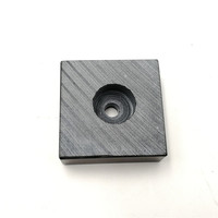 Base de trophée en pierre de marbre noir naturel de taille personnalisée Weivista