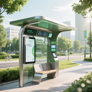 Cho cosun ngoài trời video quảng cáo hộp Đèn mát xe buýt dừng nơi trú ẩn với trạm signage & hiển thị nhỏ cho trạm xe buýt - Product Image 4