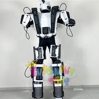 Personnalisé Cool LED Robot Danse Discothèque Carnaval Fête Adulte Échasse Performance Costume Props