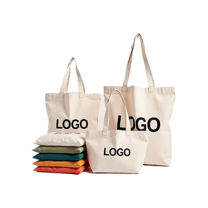 Custom Logo Printed Sublimation Blank Reusable Grocery Shopping Promotional Bags Plain Polyester Cotton Canvas Shopping Tote Bag