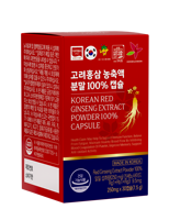 Suplemento de Salud para Uso Diario, Cápsulas de Ginseng Rojo Coreano con Tecnología Innovadora de Extracción Avanzada y Proceso Moderno