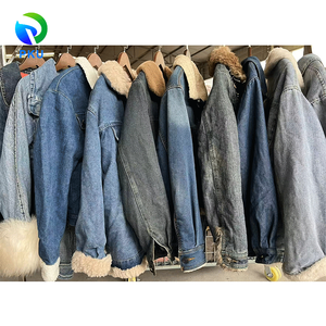 เสื้อแจ็คเก็ตยีนส์ผู้หญิง PKU A-<span class=keywords><strong>37</strong></span> รุ่นหนาสำหรับฤดูหนาว ผลิตจากโพลีเอสเตอร์/คอตตอน แฟชั่นทันสมัย ขายส่งเสื้อผ้ามือสองจากซัพพลายเออร์เสื้อผ้ามือสอง - Product Image 3