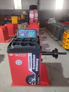 Tricar nhà máy bán sửa chữa xe Combo Chất lượng cao 3D Bánh Xe liên kết lốp Changer máy và Bánh xe cân bằng Combo - Product Image 3