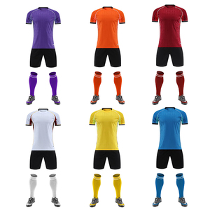 Nouvel ensemble maillot de football saison 2026 respirant et à séchage rapide, personnalisable avec numéro imprimé par transfert thermique pour homme - Product Image 1
