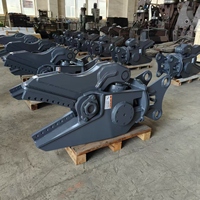 Cisaille hydraulique rotative monocylindre LISEN 10-15 tonnes pour excavatrice, coupe-ferraille, lame résistante à l'usure, capacité de coupe 85 tonnes