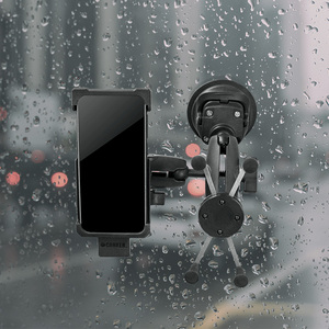 Rotule de 1 pouce vers tige filetée 1/4 "-20 avec bras de 9 cm pour moto ou véhicule, compatible avec supports de téléphone/appareil photo et trépieds - Product Image 6