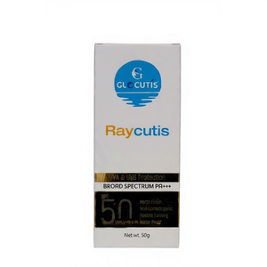 Crème solaire Raycutis à la vitamine C SPF50 PA+++ à large spectre, fini mat, résistante à l'eau, 50g - Product Image 1