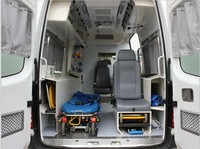 Armoire intérieure et étagère d'ambulance à toit haut Sprinter Van 316 personnalisés