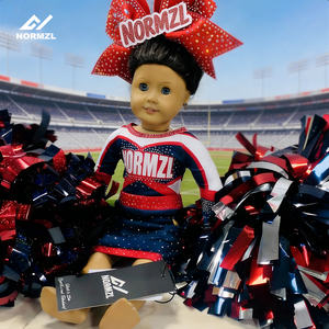 Servicios OEM Disponibles, Muñeca Personalizada de 18 Pulgadas, Uniformes de <span class=keywords><strong>Animadora</strong></span>, Muñeca de Juguete con Atuendo de <span class=keywords><strong>Animadora</strong></span> y Diamantes de Imitación - Product Image 2