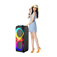 Enceinte Bluetooth Portable sans Fil Haute Puissance Subwoofer Multifonctionnelle pour Fête à Domicile Extérieure