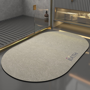 Séchage rapide de l'eau Super absorbant salle de bain <span class=keywords><strong>tapis</strong></span> <span class=keywords><strong>tapis</strong></span> <span class=keywords><strong>tapis</strong></span> de douche <span class=keywords><strong>antidérapant</strong></span> diatomite terre silicium pierre <span class=keywords><strong>tapis</strong></span> de bain pour salle de bain - Product Image 5