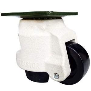 Roue pivotante à cliquet en alliage d'aluminium robuste, réglable, avec frein, <span class=keywords><strong>pour</strong></span> <span class=keywords><strong>table</strong></span> <span class=keywords><strong>de</strong></span> travail - Product Image 5