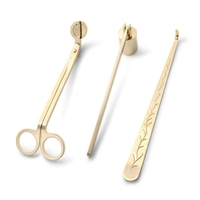 Kit de soins pour ciseaux, accessoires personnalisés, coupe-bougie noire, slim