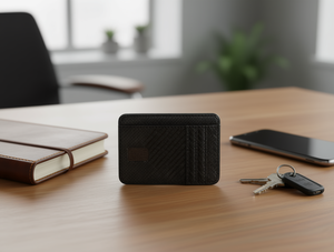 Portacarte da uomo Jd da 7 pollici in fibra di carbonio, portafoglio minimalista per carte - Product Image 2