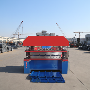 เครื่องขึ้นรูปแผ่นหลังคา PBR แบบม้วน พร้อมระบบตัดไฟฟ้า รุ่น 840 Cold Bending Forming Machine ราคาโรงงาน - Product Image 1