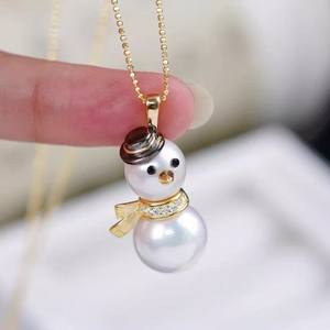 31224 S925 Accesorio de Plata para DIY con Perlas, Cuentas Redondas de 9-13mm, Bandeja Vacía, Colgante de Lazo para Dibujar y Dijes - Product Image 3