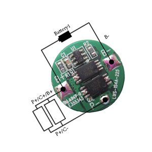 Lws vòng điện LiFePO4 bảo vệ bảng mạch 18650 Li-ion BMS 1S 4A 3.7V cho 18650 tế bào - Product Image 5
