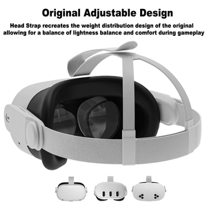 Sangle de tête de remplacement originale VR pour casque VR <span class=keywords><strong>Meta</strong></span> <span class=keywords><strong>Quest</strong></span> 2/3/3s, bandeau pour accessoires <span class=keywords><strong>Quest</strong></span> 3/3s - Product Image 2