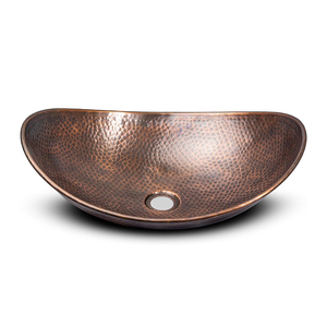 Premier Copper Products Évier en cuivre martelé deux vasques