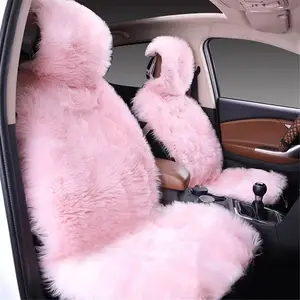 Les fabricants vendent housse de siège d'hiver doux chaud Long coussin de siège de voiture en peluche