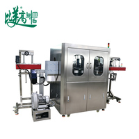 Testeur de fuites de bouteilles automatique haute vitesse + Ligne de conditionnement avec sangleuse et station de rejet des articles défectueux pour la détection de fuites en ligne, garantie 1 an
