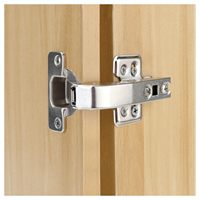 Charnière d'angle optimale à 90 degrés, réglable en 3D, en acier, à fermeture amortie, pour quincaillerie de porte d'armoire à cadre de 4 pouces