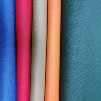Rouleaux de cuir synthétique gaufré en PVC lychee crypté de 0,6 mm, écologiques, pour la décoration intérieure automobile, fabriqués en Chine