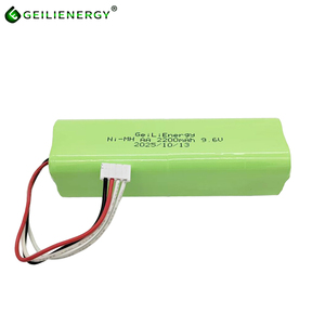 Tùy chỉnh <span class=keywords><strong>9.6V</strong></span> <span class=keywords><strong>NiMH</strong></span> AA <span class=keywords><strong>2200mAh</strong></span> pin có thể sạc lại với độ an toàn cao, kiểm soát nhiệt độ 70 ° C và nhiệt điện Trở 10K - Product Image 1