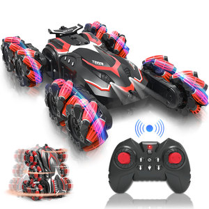 <span class=keywords><strong>Voiture</strong></span> RC 8 roues motrices pour drift, avec bras oscillant, cascades, conduite latérale et tête en l'air, avec pulvérisation, lumière LED et musique - Product Image 2