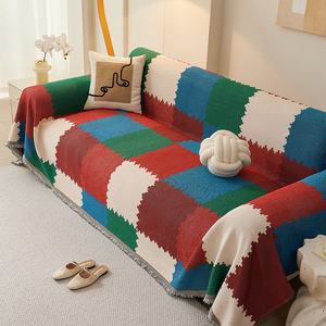 ผ้าขนหนูผ้าห่มผ้าฝ้าย100% แบบพกพาปักสีทึบสไตล์เรียบง่ายเทคนิคการถักเป็นมิตรกับสิ่งแวดล้อมสำหรับบ้านการเดินทางโดยเครื่องบินโรงแรม - Product Image 6