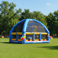 Château gonflable commercial de grande taille, structure de saut, dôme gonflable, tente gonflable, trampoline pour enfants, capacité 300-500 kg, matériau PVC