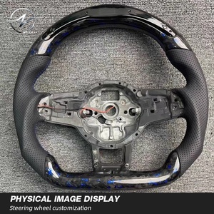 Volante di Lusso in Fibra di Carbonio Stile Sportivo Personalizzato per Volkswagen <span class=keywords><strong>Golf</strong></span> <span class=keywords><strong>7</strong></span> Passat Jetta Polo - <span class=keywords><strong>Accessori</strong></span> Auto - Product Image 3