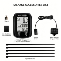Komputer Sepeda Layar Sentuh Harga Grosir Pabrik dengan Lampu Latar, Tahan Air, Speedometer, Odometer untuk Bersepeda