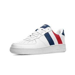 Sneakers personnalisées avec logo du drapeau français, design personnalisé pour hommes, fabricant <span class=keywords><strong>de</strong></span> skateboards, design personnalisé, sneakers en cuir SB à coupe basse ou haute, chaussures décontractées - Product Image 5