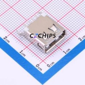 USB180-01-T2-W USB Connector Through hole Component (THT) Connector Type-A USB 2.0 Female Through Hole - Product Image 1