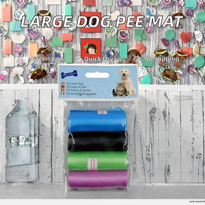 Bolsas para Desechos de Mascotas, 4 Rollos, Plástico Morado Biodegradable, Extra Gruesas, Sin Perfume, Bolsas para Excrementos de Perro, Portátiles para Perros - Product Image 5