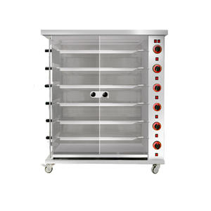 Nouvelle rôtissoire rotative à <span class=keywords><strong>gaz</strong></span> électrique commerciale en acier inoxydable pour restaurants magasins d'alimentation centres commerciaux pour magasins de poulet rôti - Product Image 1