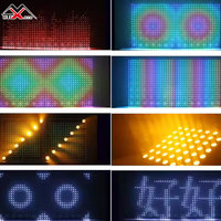 Luz de Escenario LED Profesional de 200W 7x7, Matriz RGB Blanco Cálido, Mapeo de Píxeles para Discotecas, Clubes Nocturnos, Fiestas y Eventos