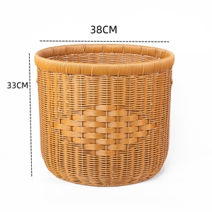 أسلوب INS Dirty owirty woven Handwoven سلة لغرف النوم ملابس حمام منشفة لعبة تخزين-للمنزل والفنادق - Product Image 6