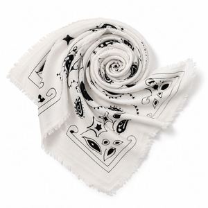 Bandana personnalisé à franges, style sportif bohème, en tissu doux, foulard de cou, motifs feuilles/animaux/bloques de couleur, utilisation quatre saisons - Product Image 3