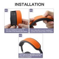 Protecteur de bandeau en silicone souple lavable pour Apple AirPods Max